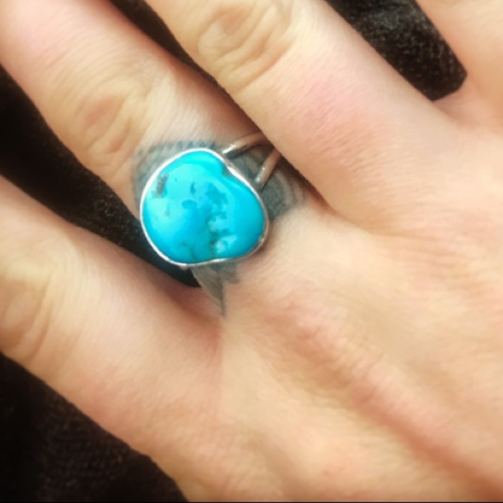 Raw Turquoise Ring